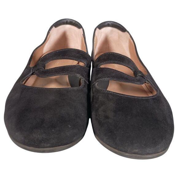 Beautifeel Flats 6 Womens Black Aline Suede Mary Jane Slip On Round Toe Casual - Picture 3 of 10